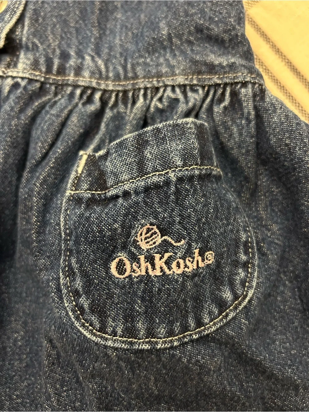 Vintage OshKosh B’gosh Denim Dress Girls 18 Months